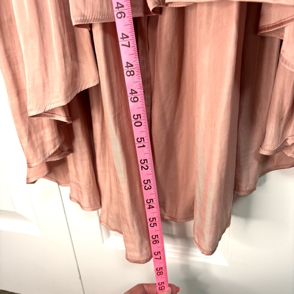 Banana Republic Silky Dress Pink Size 4 - Picture 7 of 9